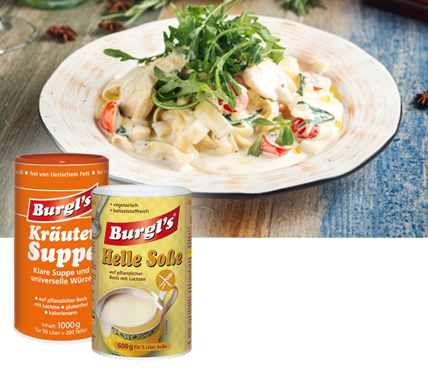 Kombiangebot Helle Soße + Kräutersuppe