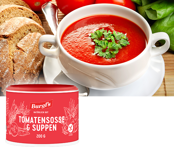 Tomatensoße und -Suppe