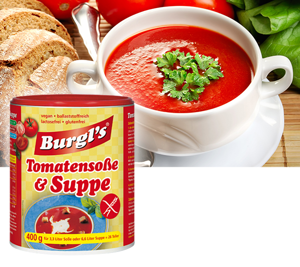 Tomatensoße und -Suppe