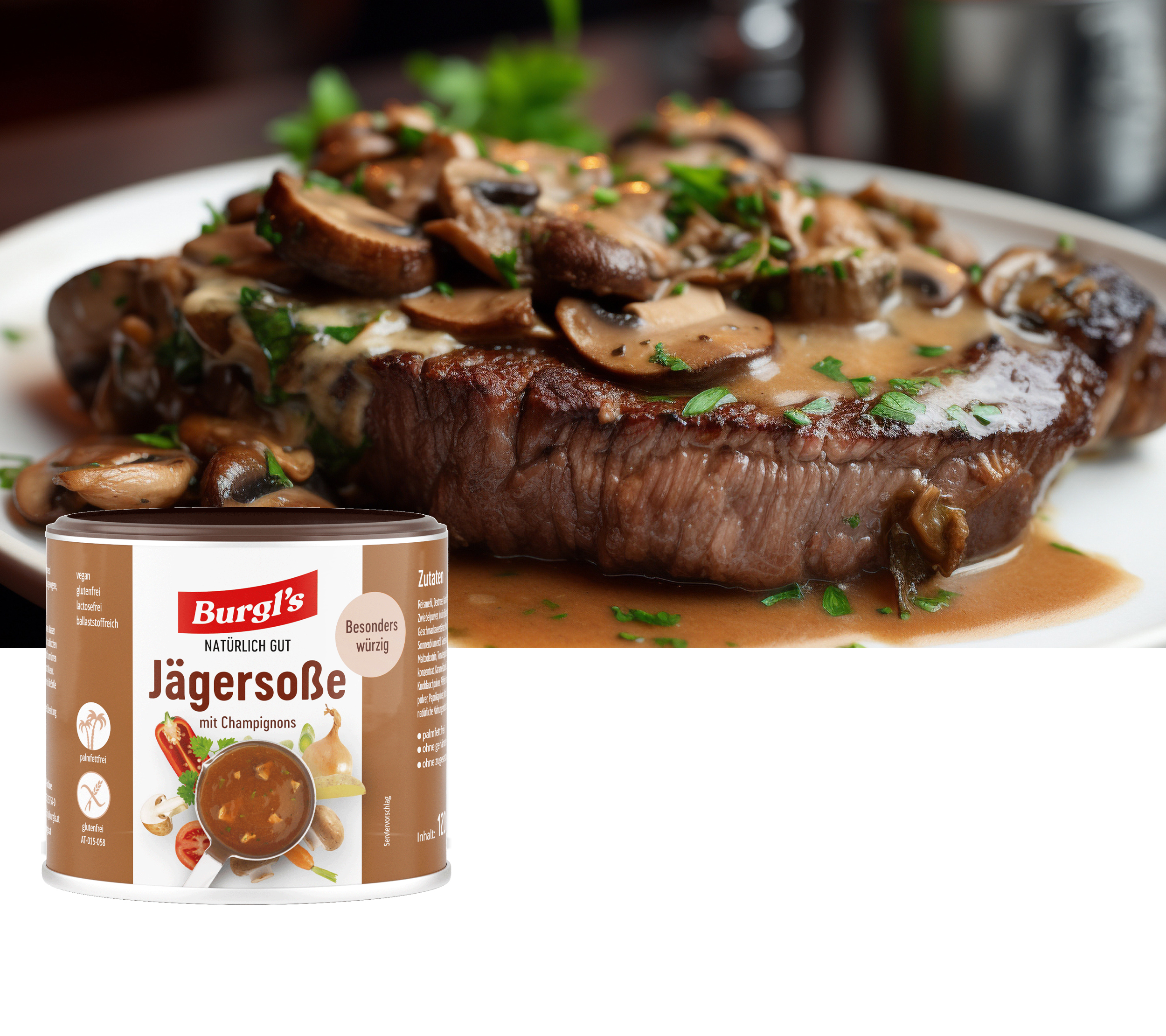 Jägersoße mit Champignons