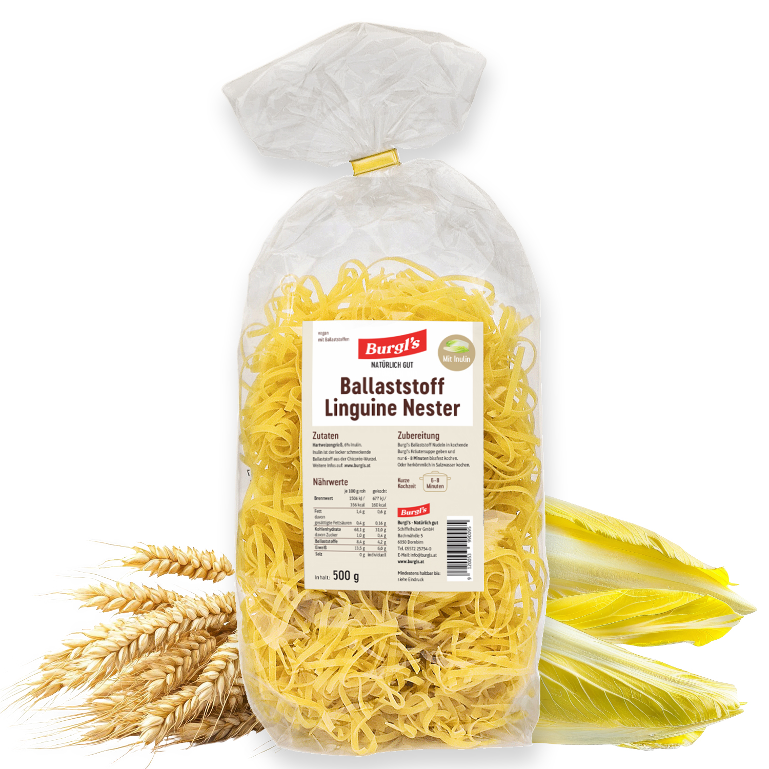 Ballaststoff-Linguine Nester