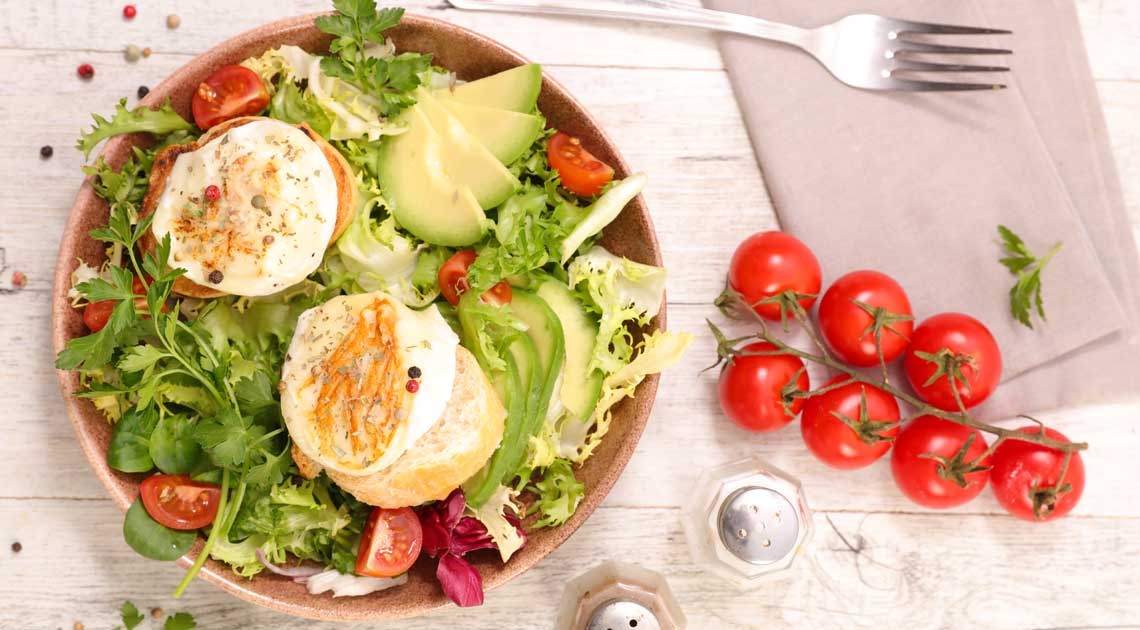 Chèvre Chaud Salat
