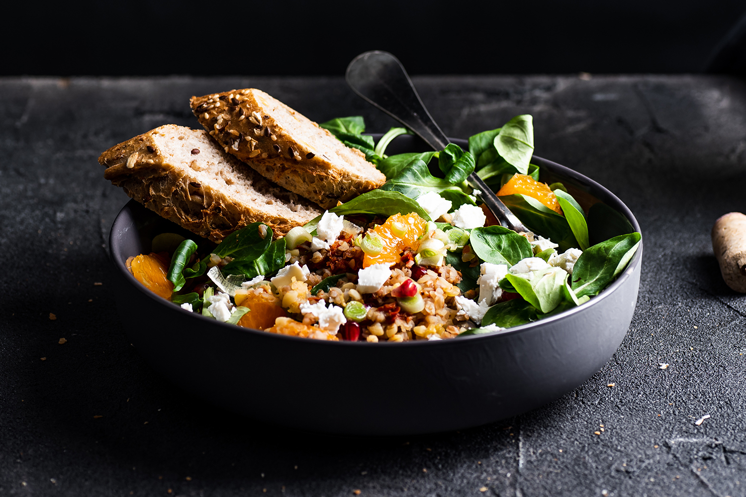 Salat mit Buchweizen