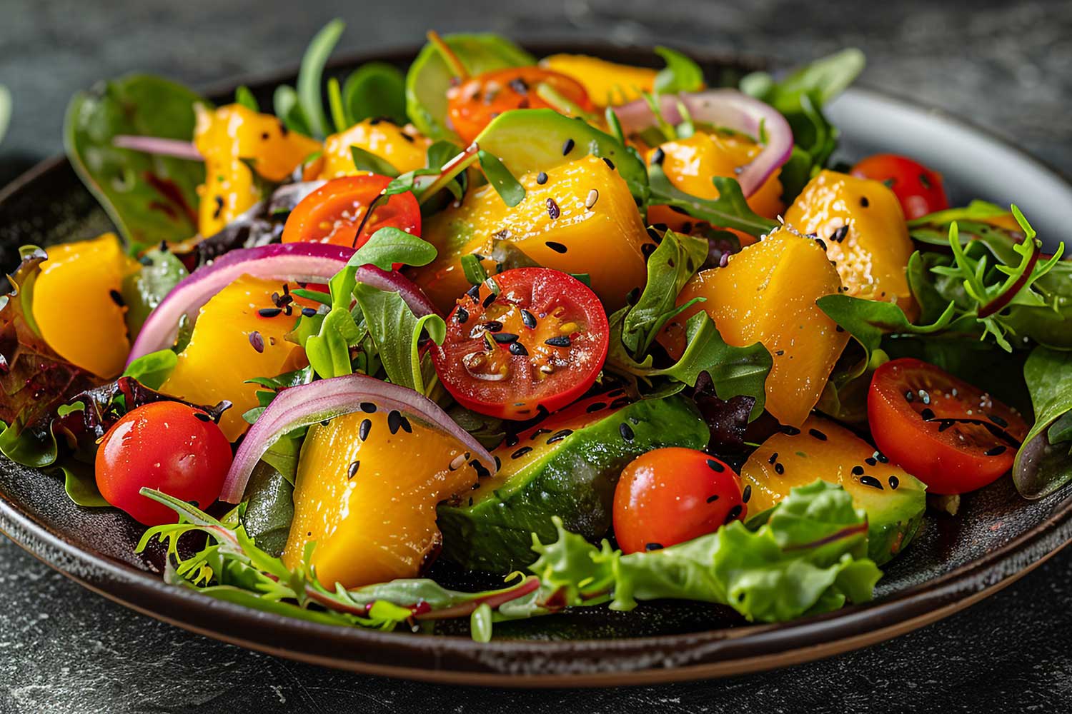 Spicy Mango-Salat