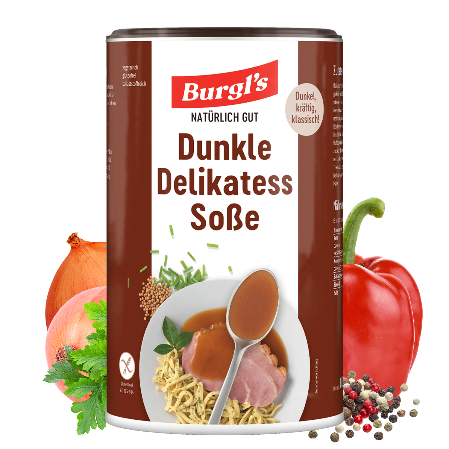 Dunkle Delikatess Soße